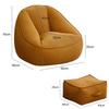 Single Bean Bag Sofa Living Room Sofas Frameless Lazy Sofa Chair with Filler Relax Soft Comfort Sofas Bedroom Relaxing Furniture
