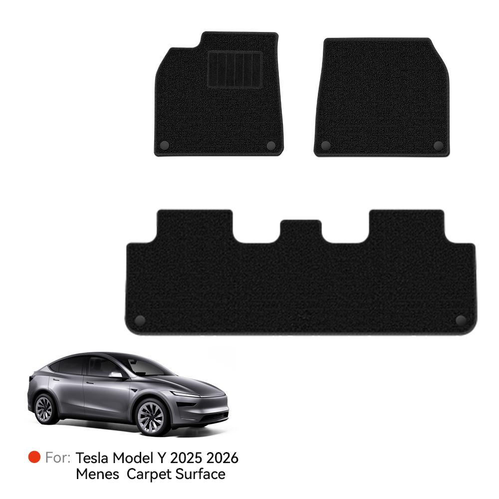 YZ For Tesla 2025-2026 Model Y Juniper Carpet Cover Anti-Slip Dust Proof Replacement Car Accessories (Only Carpet NO Foot Mat)