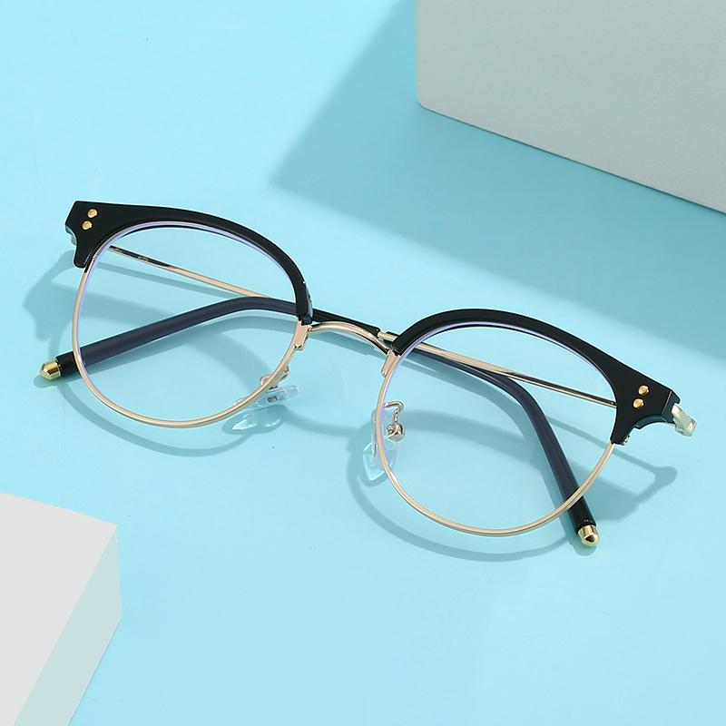 Ultralight Full Frame Round Myopia Glasses Finished Women Men Minus Sight Student Prescription Spectacles 0 -0.5 -0.75 To -6.0