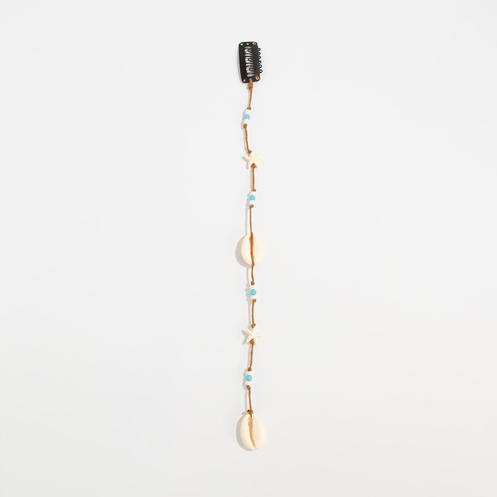 

6 Styles Shell Pendant Hair Clip Bohemian Shell Beaded Hair Accessories Shell Tassel Hairpin Women Style 6