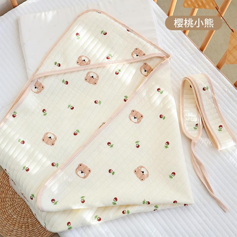 Baby Cushion Air Cotton All-Season Universal Newborn Delivery Room Quilt Breathable Baby Anti-Startle Swaddling Anti-Kick Quilt