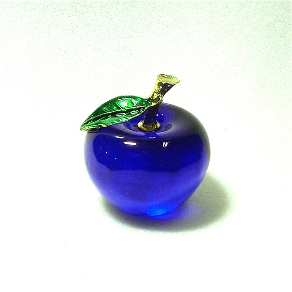 Jablkové ozdoby Barevná glazura Dekorace Sklo Dekorace domova Křišťál Quartz Fialová Červená Růžová Žlutá Lucency Dárek Suvenýr