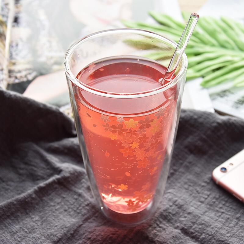 Long Handle Glass Teaspoon Tableware Transparent Coffee Stirring Spoon