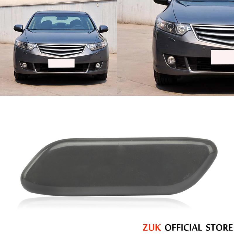 ZUK Headlight Washer Nozzle Cover For HONDA ACCORD Euro CU1 CU2 2008 2009 2010 2011 2012 Headlamp Head Light Water Spray Jet Cap