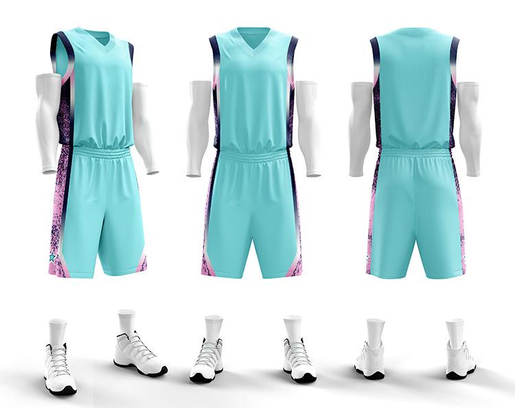 

New Basketball Jersey Set Children S Adult Training Jersey Elementary School Game Jersey Large Size Summer Vest Jersey 6XL тіффані синього кольору