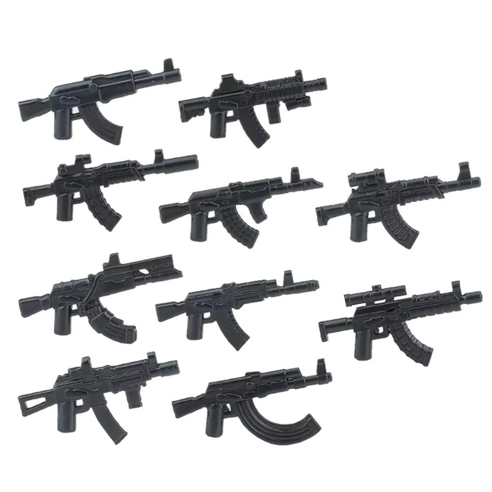 WWII Militär Bausteine Soldatenfiguren Waffen Ausrüstung Zubehör Gatlin M2 Schwere Maschinengewehre RPG MOC Mini Ziegel