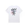Printed Casual Sport Pullover Short Sleeve T-Shirt Men Tops White DB6136-100