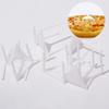 100pcs White Pizza Tripod Plastic Pizza Saver Stands Fixing Rack Pizza Holder Pizza Packing Tripod Plastic Tripod Stack Tools