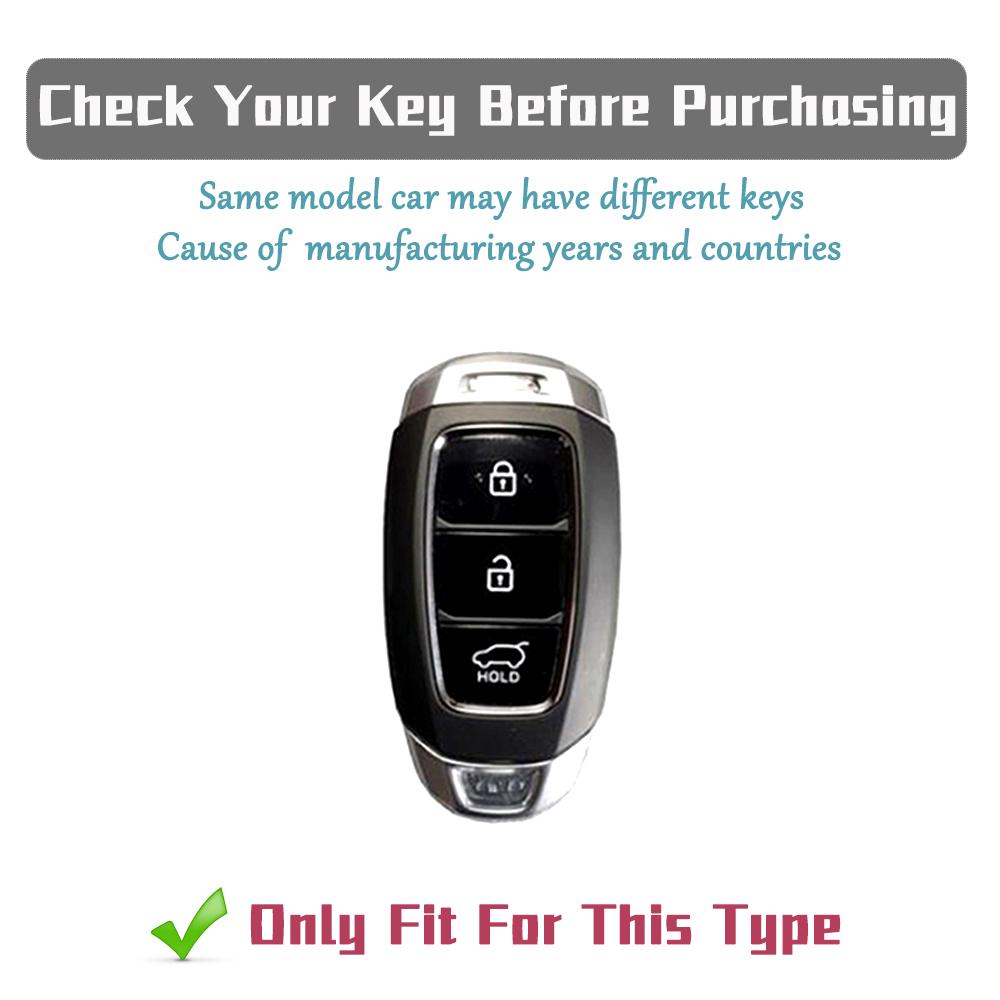 Tpu Car Key Fob Case Cover For Hyundai Elantra Grandeur Accent Solaris Sonata Palisade Kona Creta I20 I30 Ix35 Ix25 Key Chain