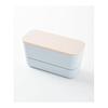 BRUNO Yamanaka-nuri Bicolor 2 Tier Lunch Box Bento Box Dishwasher Safe Microwave Gray No Size RBHK013-GY