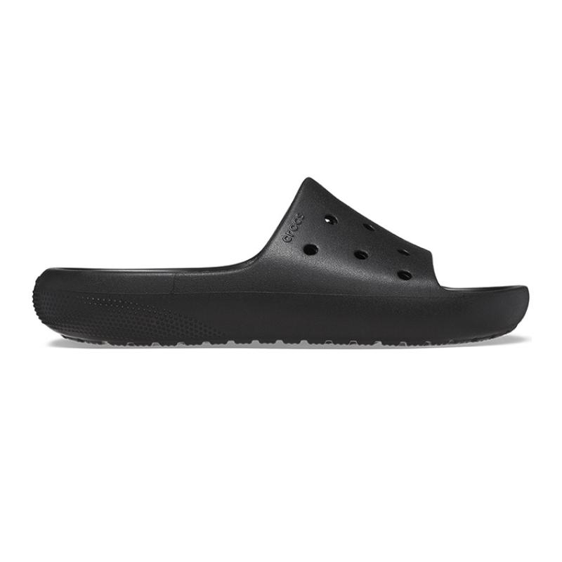 Crocs EVA Monochrome Round Toe Slippers Unisex Black