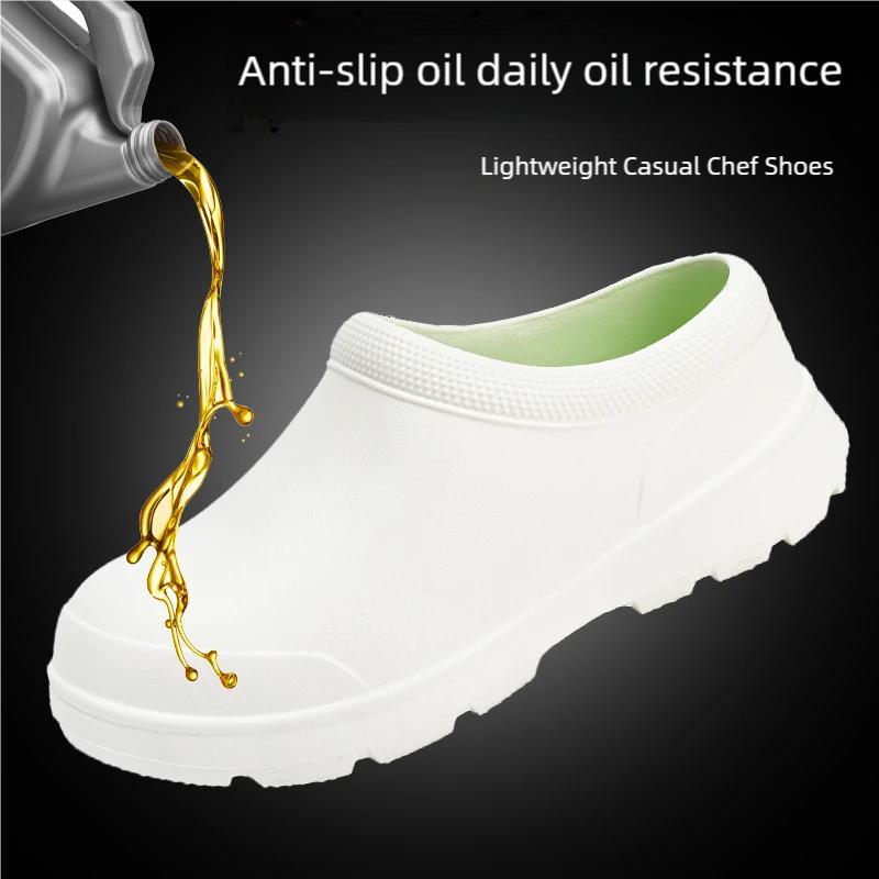 Kochschuhe Vier Jahreszeiten Weiche Sohle Rutschfest Ölbeständig Wasserdicht Küchenarbeitschuhe Herren Sandalen Gartenschuhe Outdoor Hausschuhe