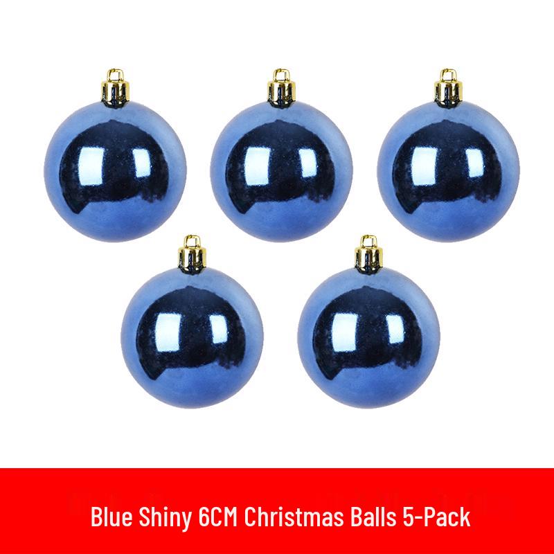 6-30cm Christmas Ornaments: Shiny, Matte & Glitter Balls In Gold, Silver, Red & Green - Plastic Tree Decorations