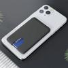 Mobile Phone Card Holder Stick On Anti Falling Credit Cardholder Easy Push 3M Adhesive Soft Silicone Phone Wallet Compatible