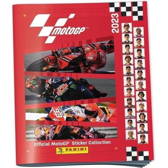 Coffret collector - PANINI - MOTO GP 2023 Stickers - 1 album + 50 pochettes + 5 cartes EL