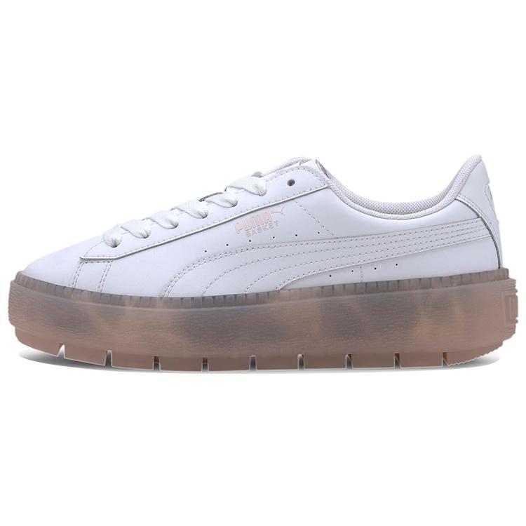 (WMNS) PUMA Platform Trace Translucent White Women s 371656-01 EU 38.5