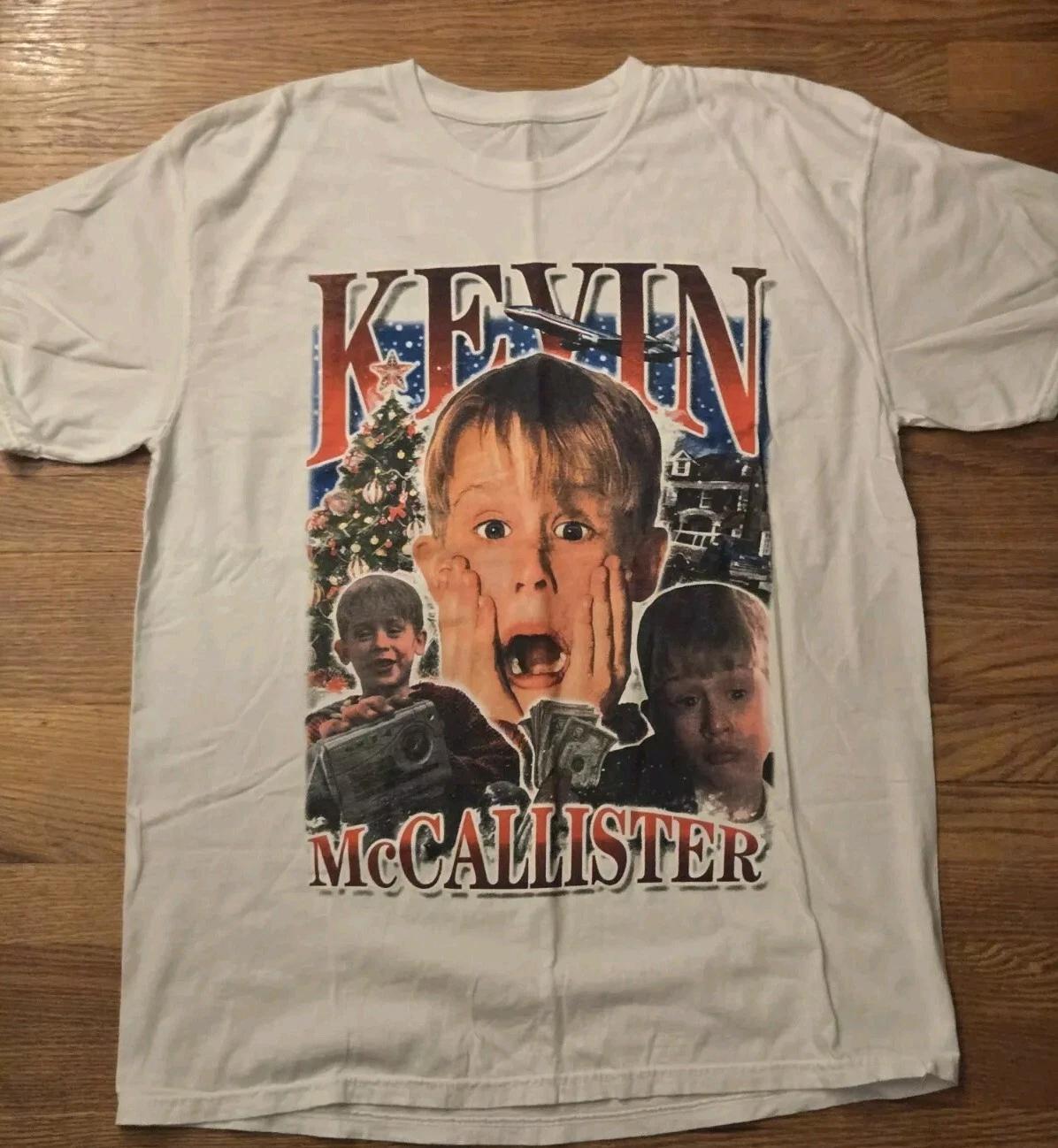 

Retro Home Alone Macaulay Kalkin Movie Mens Tshirt Summer New Style Suitable for Both Men and Women 4XL