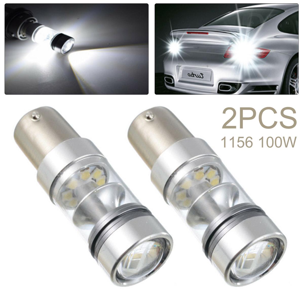 

PDTO 2x 100W 1156 Ba15s 382 P21w 1000LM CREE XBD LED Белый Стоп Обратный свет