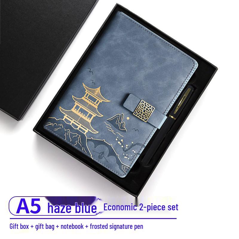Guochao A5 Premium Notebook & USB Gift Set with Custom Logo Printing
