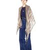 J VINEYARD LINEN STRIPE MIX SCARF