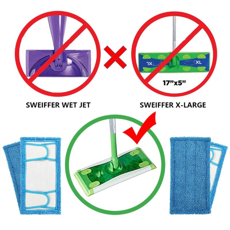 1Piece Replacement Mop Cloth for Swiffer Sweeper Mop Reusable