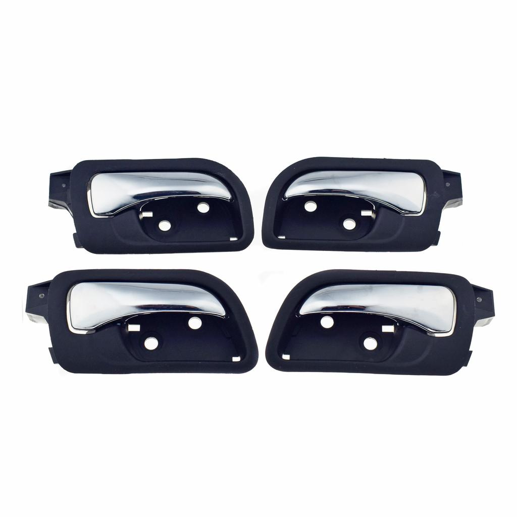 1/2/4 pcs For Honda Accord 2.4L 3.0L 2003-2007 Chrome ide Interior Door Handle Front Rear Left Driver / Right Passenger