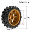 4 unidades 72*45*26mm substituição de roda de pneu de borracha para Tamiya XV-01 XV01 TA06 TT-01 TT-02 PTG-2 1/10