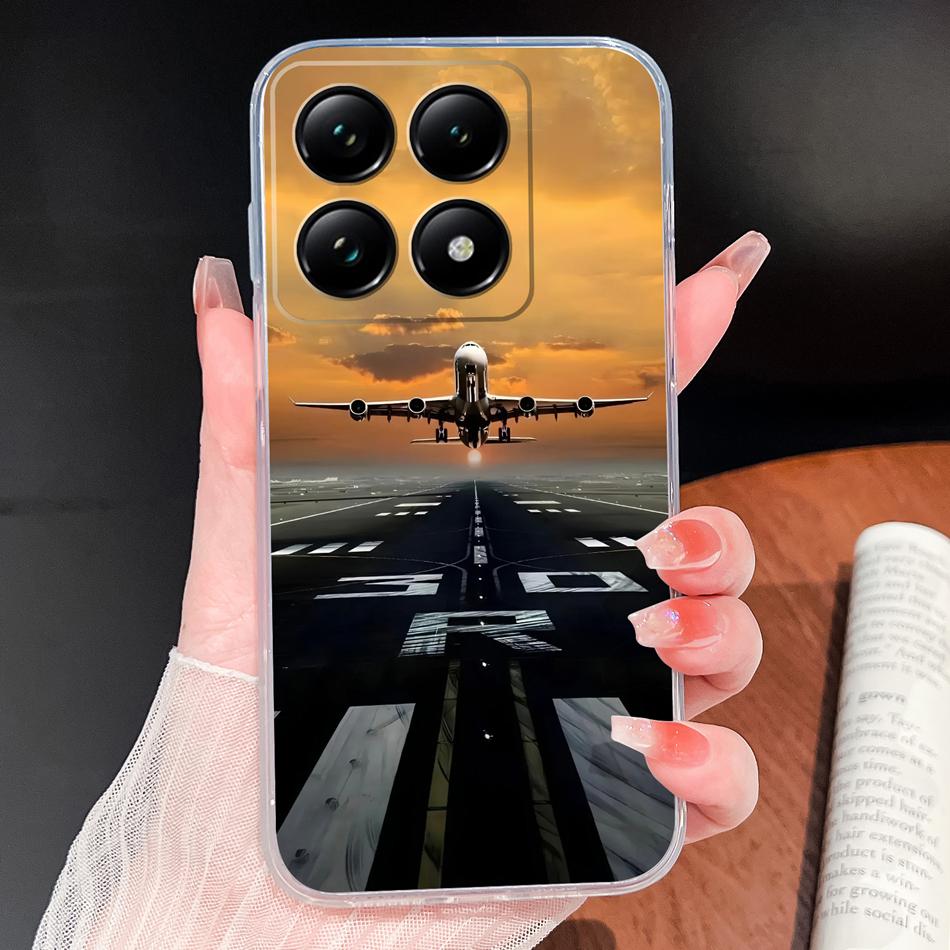 For Xiaomi 15T 14T Pro Phone Case Lovely Fish Patterns Soft TPU Clear Silicone Bumper For Xiaomi 15TPro 14 T Lightweight Funda