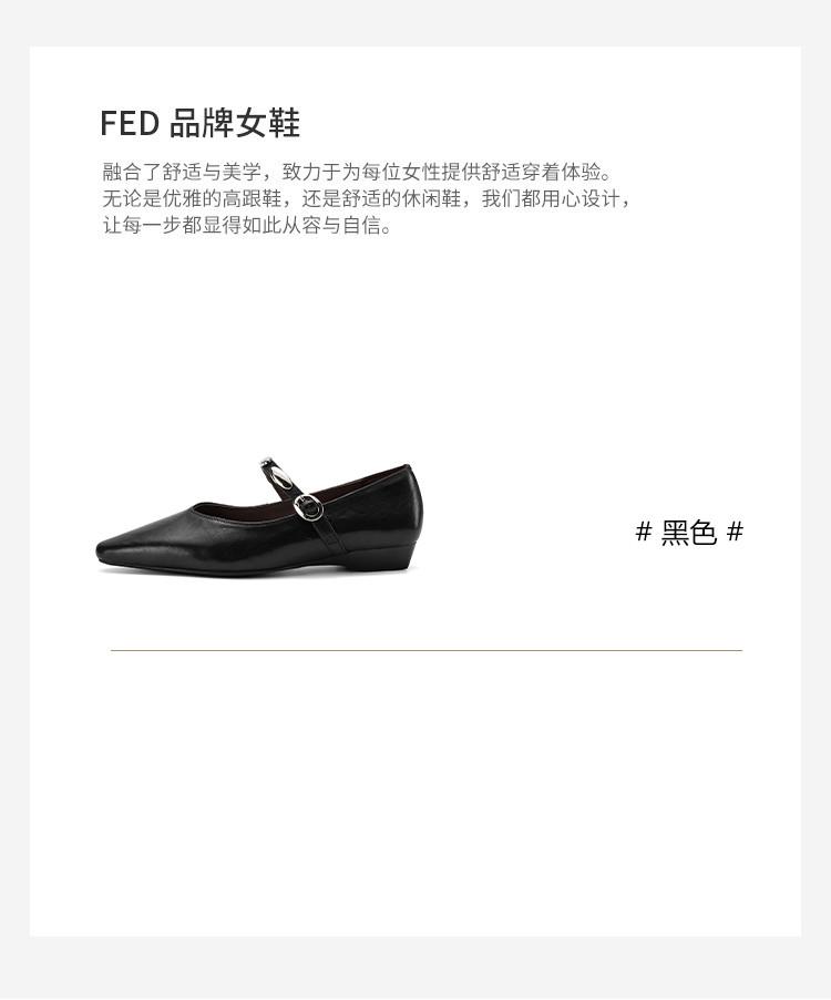 [First layer cowhide] 2026 new retro pointed Mary Jane shoes with double loop buckle strap for women's singles