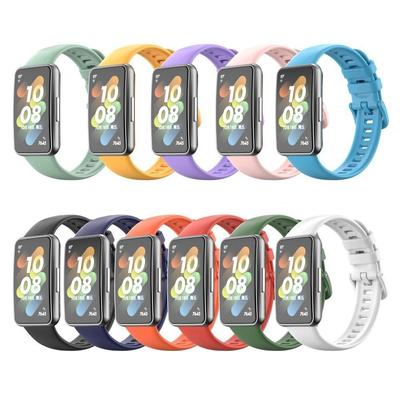 Silicone Bracelet Plastic Adapter Watchband Portable Watch Strap for Huawei Band 7