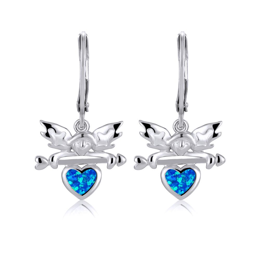Personalized Cupid Heart Shaped Earrings Are Versatile Exquisite and Luxurious Earrings
