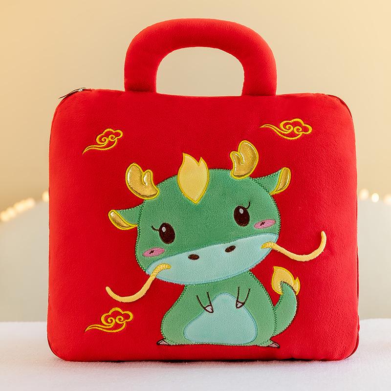 

Cartoon 2-in-1 Throw Pillow & Blanket: Multifunctional Car or Office Quilt for All Seasons Special Offer (Only Blanket)