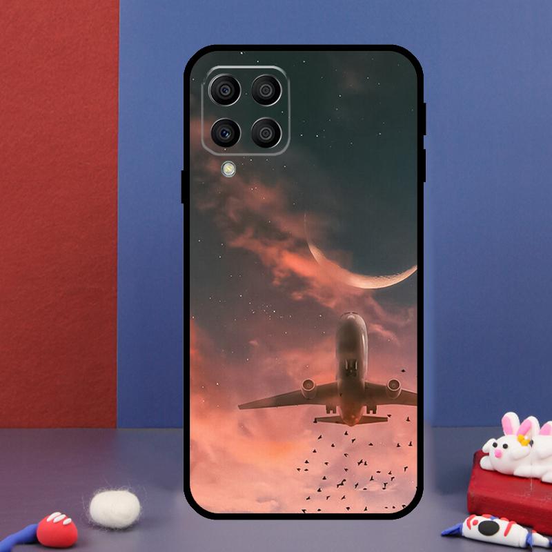Airplane Travel For Samsung Galaxy M33 M13 M23 M53 M15 M55 M31 M51 M14 M34 M54 M20 M30s M32 M52 Phone Case