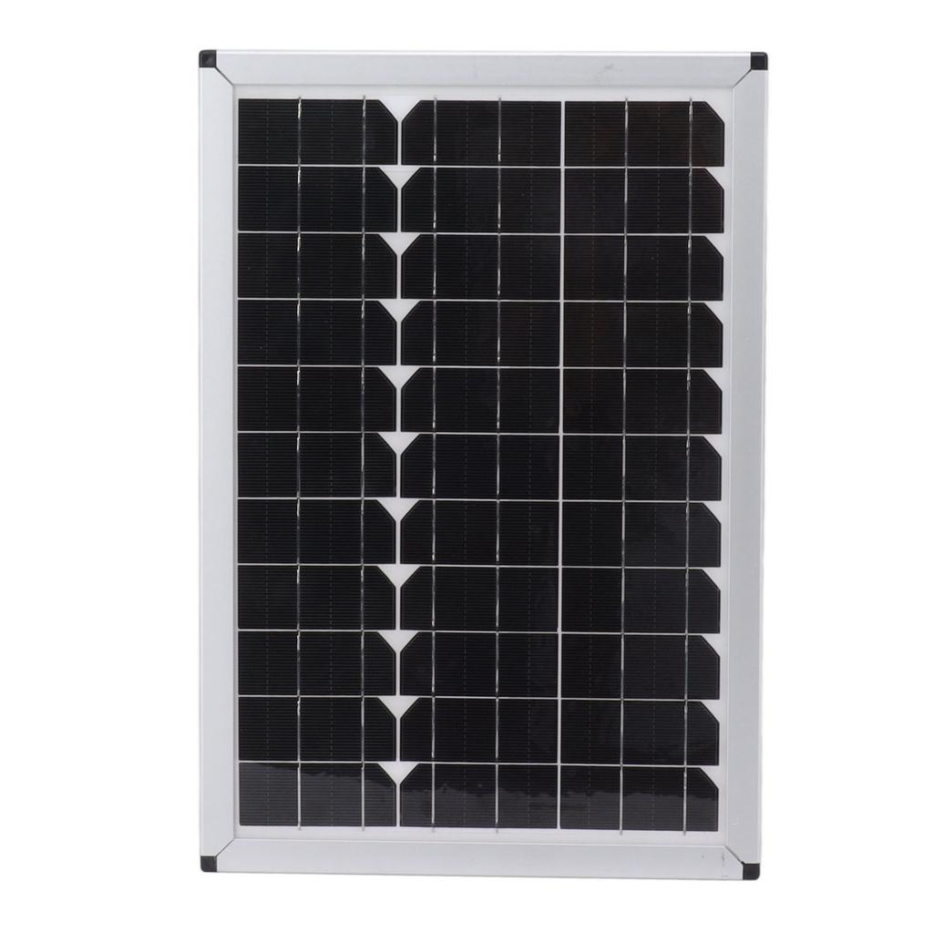 Solar Panel 100W 18V Monocrystalline Silicon 15.7in Long 10.8in Wide Portable Solar Panel Charger