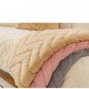 Sofakissen Winter Verdickter Winter Sofabezug High-End-Maschine Kaninchen Plüsch Sofa Handtuch Rutschfestes Handtuch