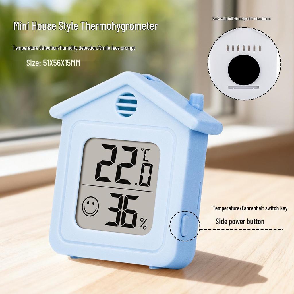 Cross-Border Multifunctional Weather Clock: Color Screen, Perpetual Calendar, Temperature & Humidity Monitor, Backlight, Alarm, Smart Features.