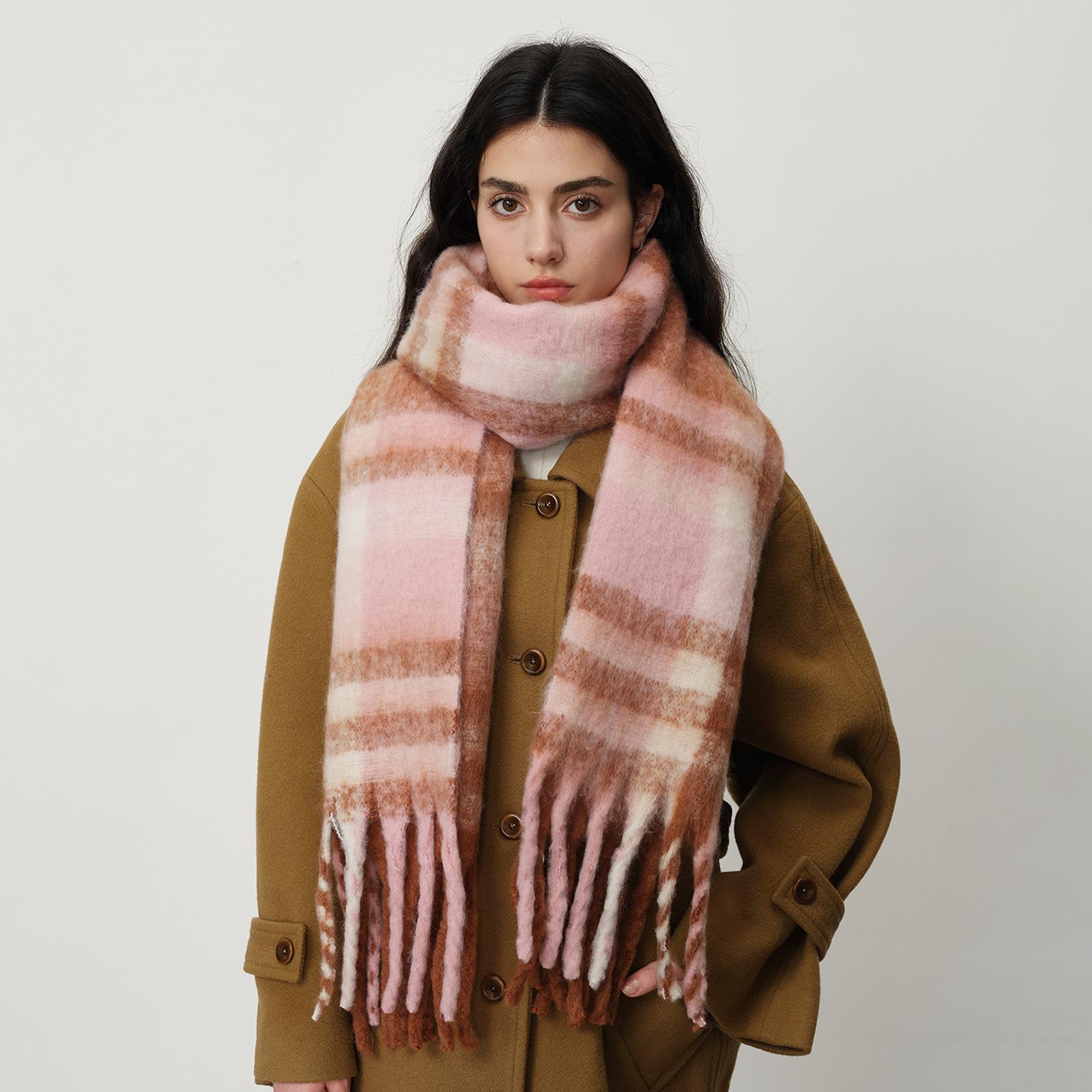 

Winter new Babag imitation cashmere scarf student atmosphere versatile scarf thickened warm shawl