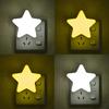 Star Night Light Children's Room Decoration Light Control Energy Saving Plug-in Wall Lamp