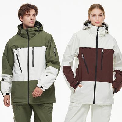 Men's and Women's Ski Jacket Snowboard Snow Coat Waterproof Windproof Insulated Winter Mountain Outdoor Sports Hooded Warm Skiing Jackets With Pockets