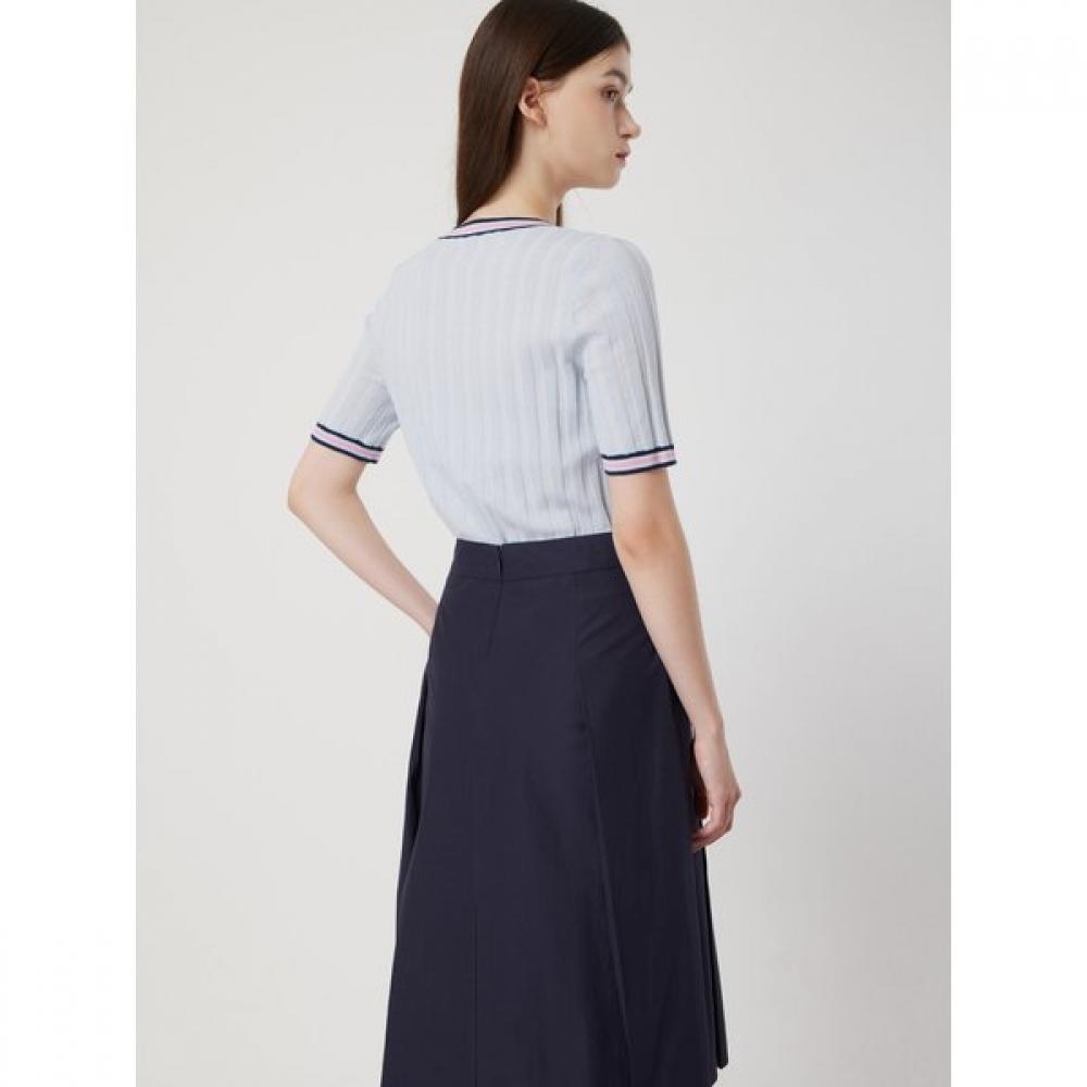 Cc Collect Inverted Pleats Skirt C252msd043