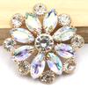LKERAN5PCS37 * 37MM Circular Diamond Inlaid Acrylic Horse Eye  Used For Clothing Buttons, Bow Hair Accessories, Jewelry Accessor
