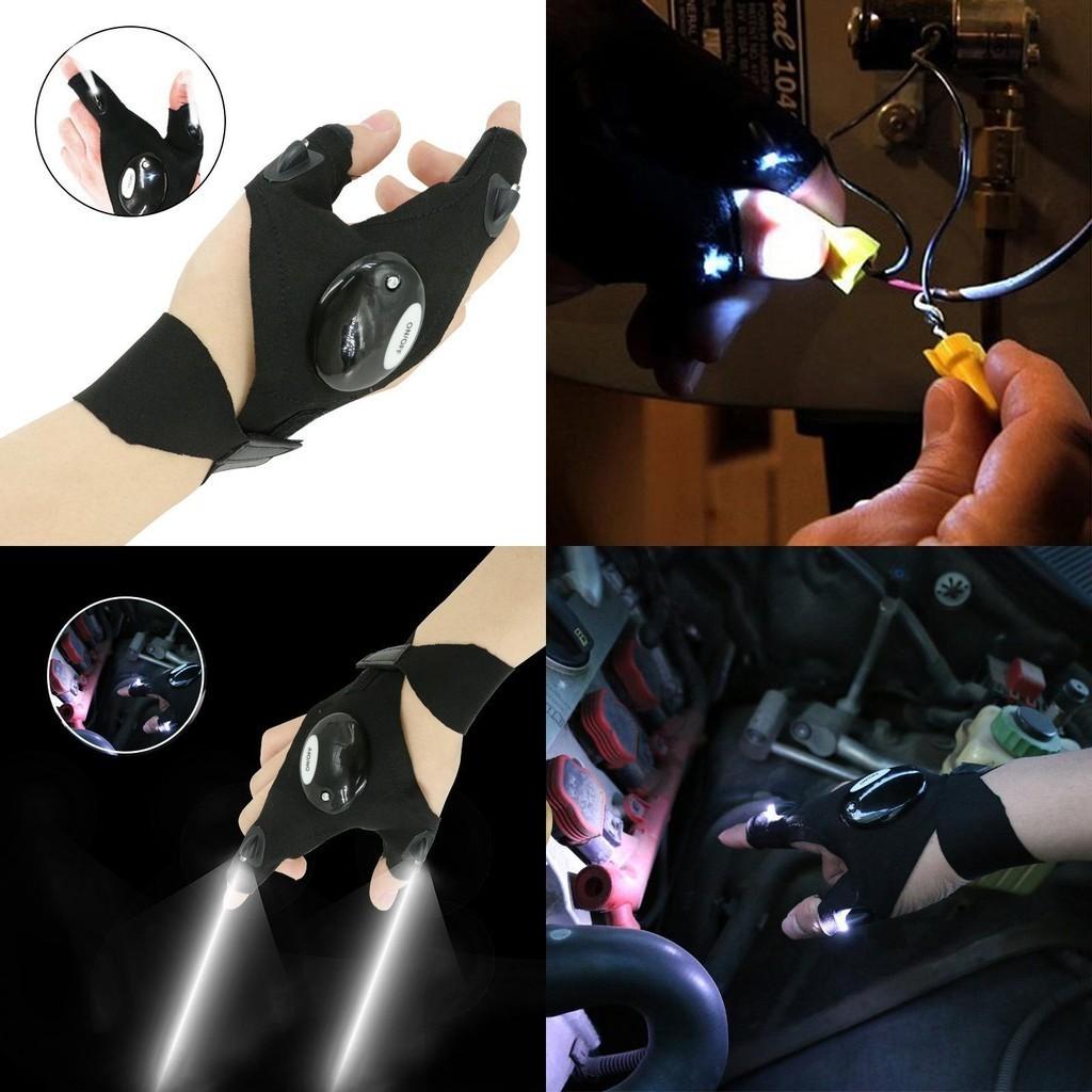 High-quality Nylon Night Fishing Gloves With Waterproof And Slip-resistant Features