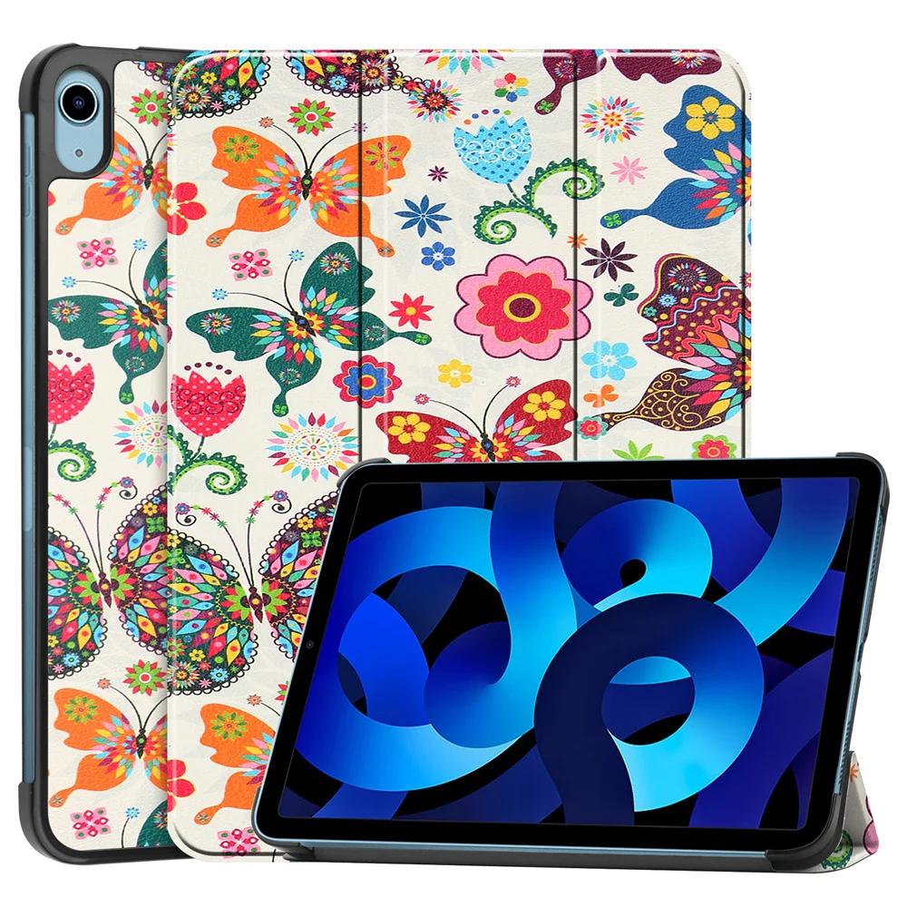 Case For Apple iPad 10th 2022 10.9 Inch PU Flip Stand Cover For Apple iPad 10th 2022 10.9 Inch Tablet Case Funda