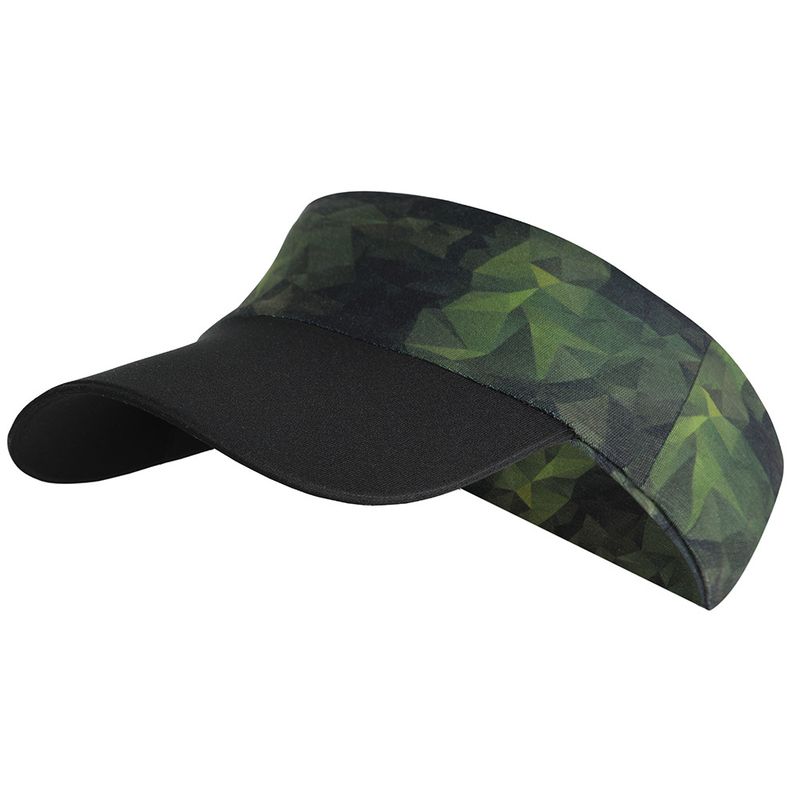 

Quick-Drying Sun-Proof Running Hat Men s and Women s Sports Hat Riding Mountaineering Sweat-Absorbent Breathable Summer Sun Protection Topless Hat Camouflage geometry All yards