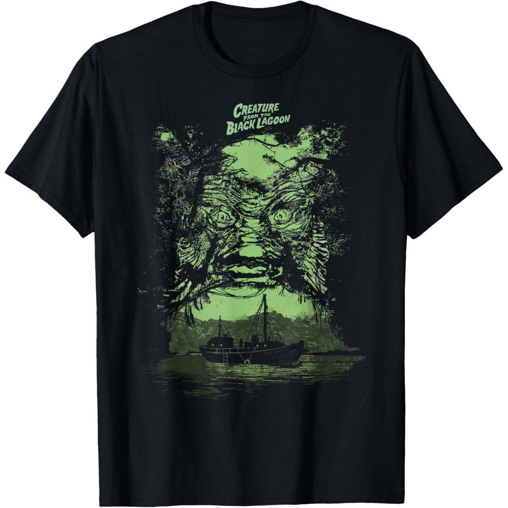 Universal Monsters Creature From The Black Lagoon Illusion T-Shirt L чёрный