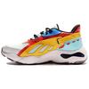 Li Ning Butterfly Slip Resistant Abrasion Resistant Low Top Chunky Sneakers Men's Red Yellow AGLN069-16