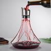 Nuevo Decantador de Vidrio Transparente de Alto Borosilicato, Dispensador de Vino Tinto, Forma de Montaña Nevada Decantador de Vino Tinto de 1000 ml