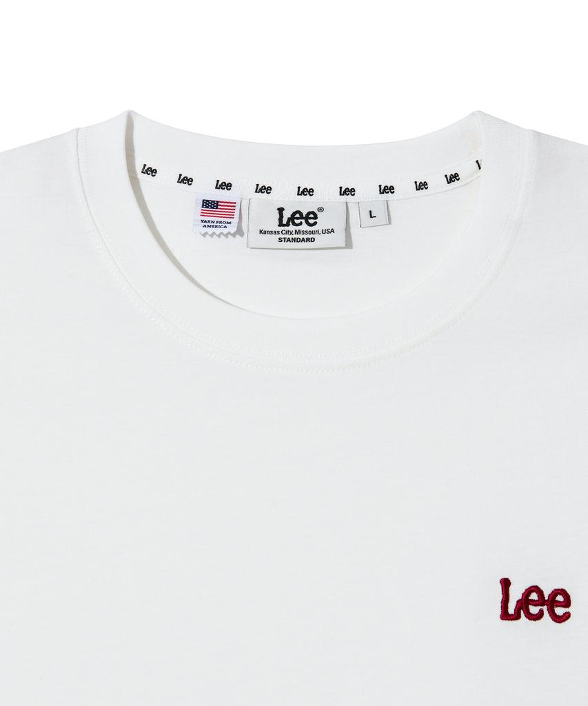 LEE Small Twitch Logo Short Sleeve T-Shirt White
