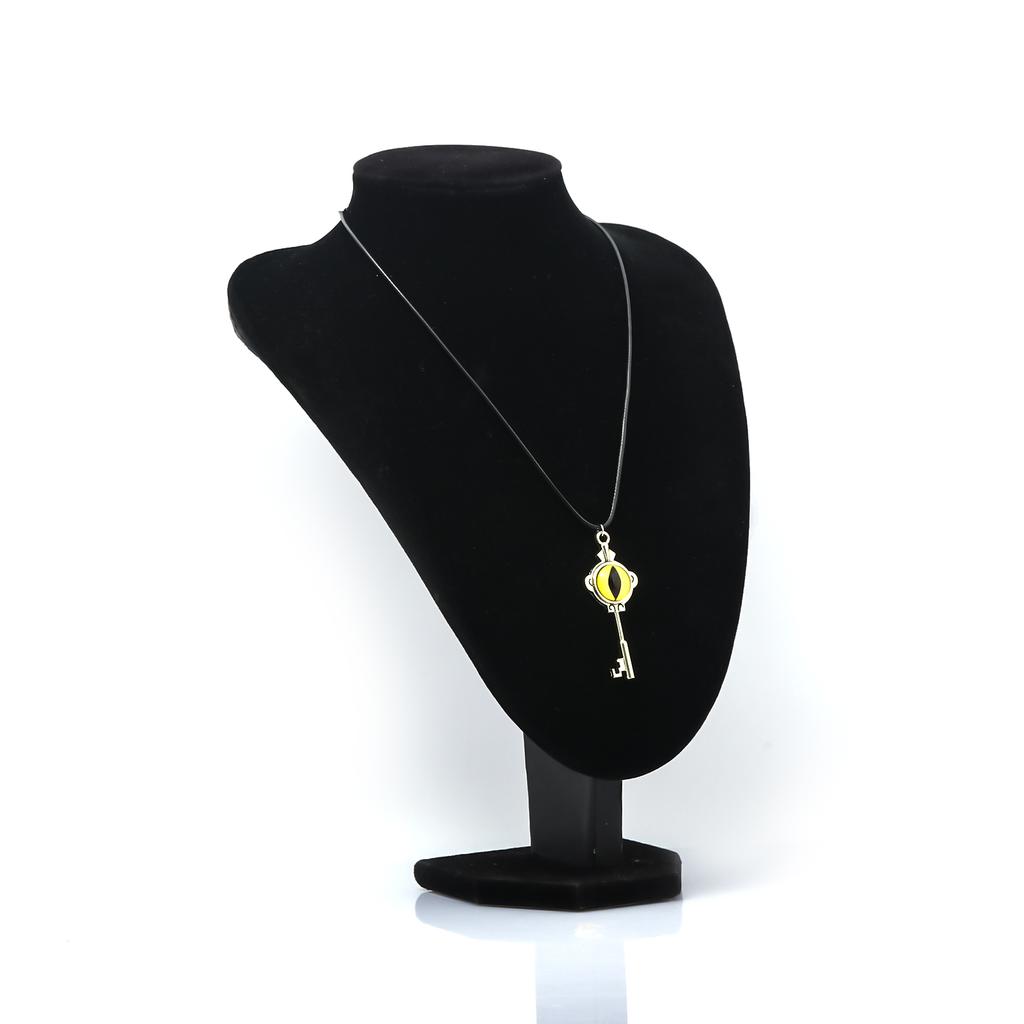 Anime The Owl House Necklace Retro Gold Color Eye Pendant Necklace for Women Men Jewelry Accessories