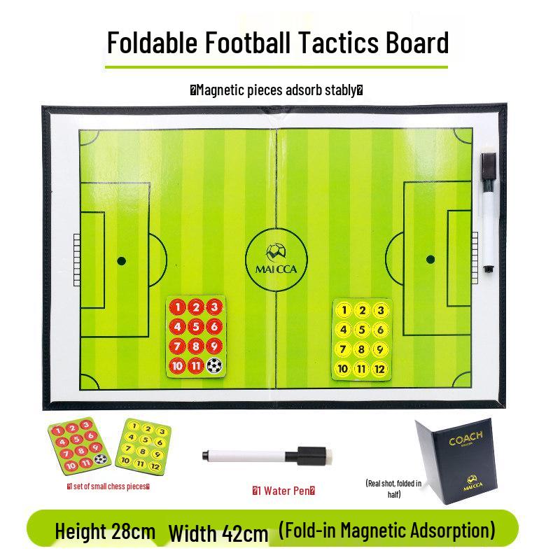 Magnetic Erasable Tactical Coaching Board for Basketball, Volleyball, and Football